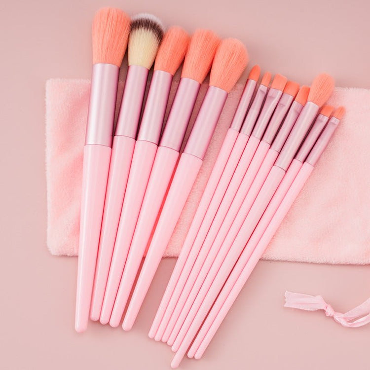 13Pcs Makeup Brush Set Make Up Concealer Brush Blush Powder Brush Eye Shadow Highlighter Foundation Brush Cosmetic Beauty Tools - Serenity Spaces