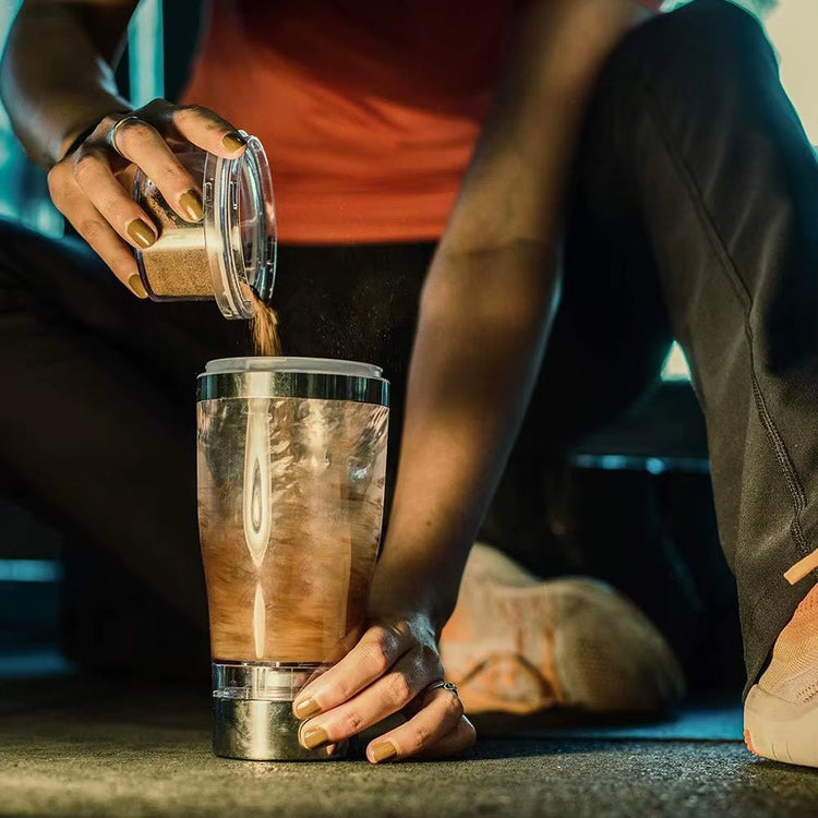 450ML Electric Protein Shaker USB Shaker Bottles Milk Coffee Blender Water Bottle Movement Vortex Tornado Smart Mixer - Serenity Spaces