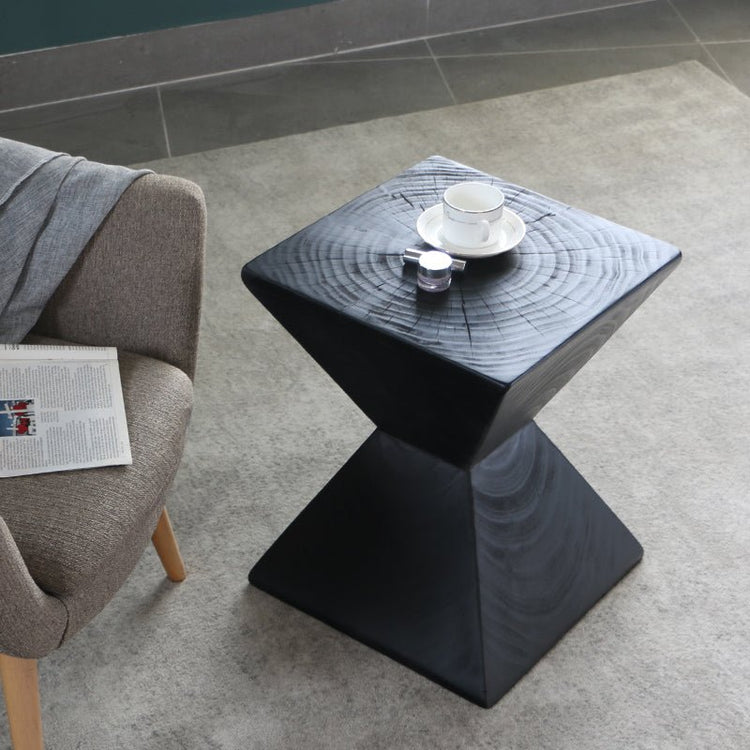 Ji Ji Feng Log Sofa And Tea Table Creative Living Room Side Table Hotel Homestay Furniture - Serenity Spaces