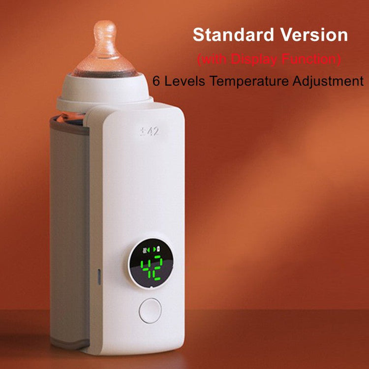 Portable Wireless Rechargeable Baby Bottle Warmer USB Charging And Heating Bag Portable Constant Temperature Milk Warmer Universal Bottle Insulation Sleeve - Serenity Spaces