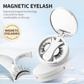 Magnetic False Eyelashes Integrated Storage Box Glue - free Magnet False Eyelashes Natural Makeup Tools With Applicater - Serenity Spaces