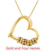 Personalized Heart Necklaces Women Jewelry Custom Name Necklaces & Pendants Mothers Day Gift - Serenity Spaces