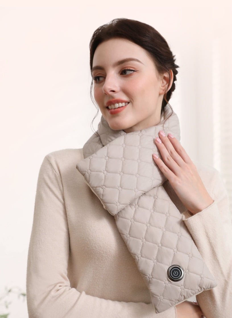 USB Electric Heating Scarf 3 Temperature Settings Heating Pads Warm Heated Scarf - Serenity Spaces