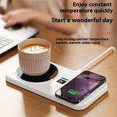 Multifunctional Home Smart Thermal Cup Pad Wireless Charging Heating Base - Serenity Spaces