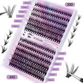 12 Rows Of 30D Plus 40D Clusters Of 240 Segmented Lashes Set - Serenity Spaces
