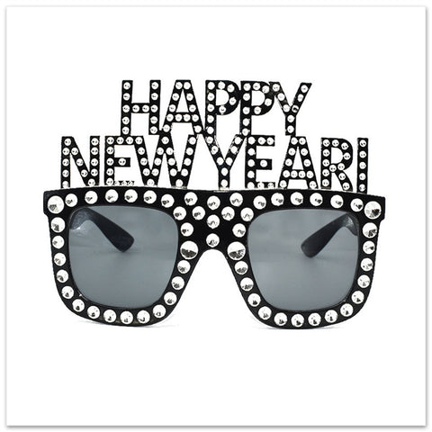 HAPPY NEW YEAR Funny Glasses NEW YEAR Party Glasses