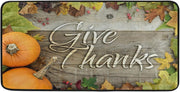 Thanksgiving Rug Kitchen Rugs Runner Fall Pumpkin Thanksgiving Doormat Bath Rugs Mat Non Slip Area Rugs for Bathroom Kitchen Indoor 39" X 20"