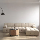 Nordic Modern Apartment Furniture Fabric Buckle Design Sofa Living Room Couch Light Luxury Sponge Sofa For Lock Design - Serenity Spaces