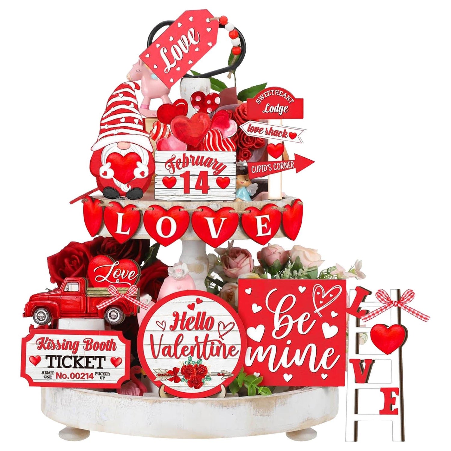 Wooden Decorative Tray Ornament - Serenity Spaces