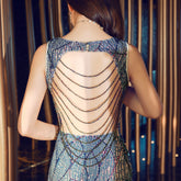 Sequin Party Dresses Long Section - Serenity Spaces