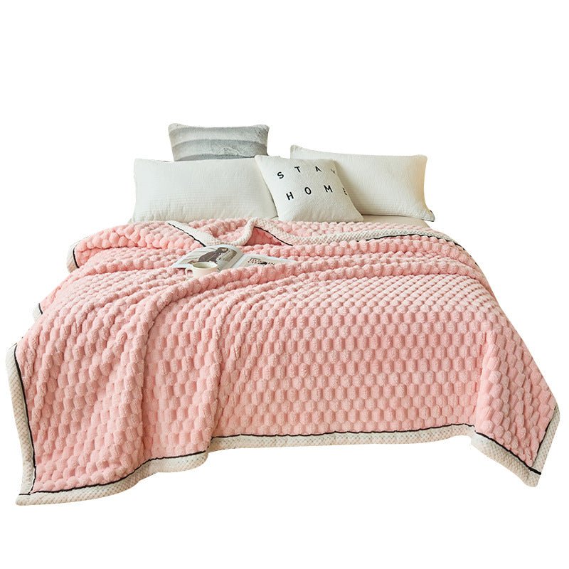 Coral Flannel Winter Thicken Thermal Cover Blanket - Serenity Spaces