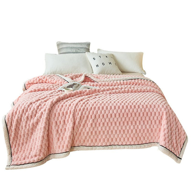 Coral Flannel Winter Thicken Thermal Cover Blanket - Serenity Spaces