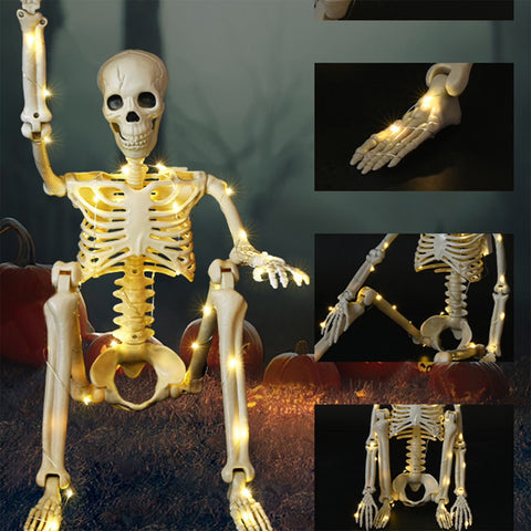 Halloween Decorations Outdoor Halloween Dark Terror Skeleton Decoration Props Set up Ghost House Halloween Decor on Clearance