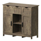 Storage Cabinets,Wooden Floor Cabinet,with Drawers And Shelves Storage Cabinets,Accent Cabinet For Living Room,Bedroom,Bathroom Furniture Home Decor - Serenity Spaces