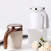 Rechargeable Model Automatic Stirring Cup Coffee Cup High Value Electric Stirring Cup Lazy Milkshake Rotating Magnetic Water Cup - Serenity Spaces