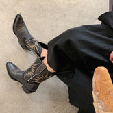 Retro thick heel Martin boots - Serenity Spaces