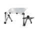 Laptop Table Stand With Adjustable Folding Ergonomic Design Stand Notebook Desk For Ultrabook Netbook Or Tablet With Mouse Pad - Serenity Spaces
