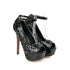 Super high heel sequined high heels - Serenity Spaces
