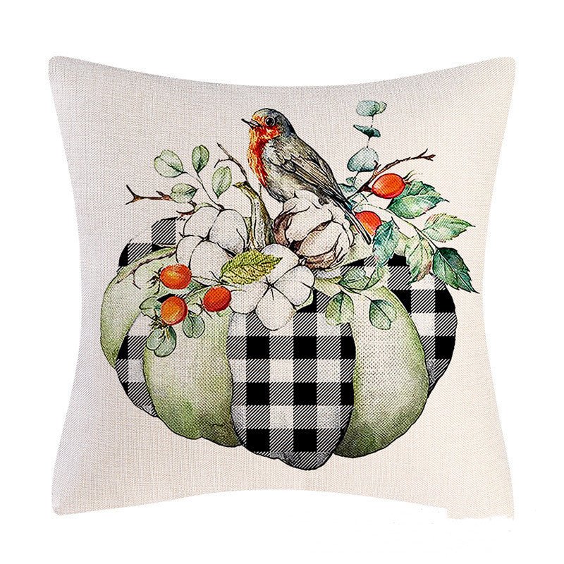 New Autumn Pumpkin Maple Leaf Truck Pillow Cover Home Living Room Backrest Pillow Decoration - Serenity Spaces