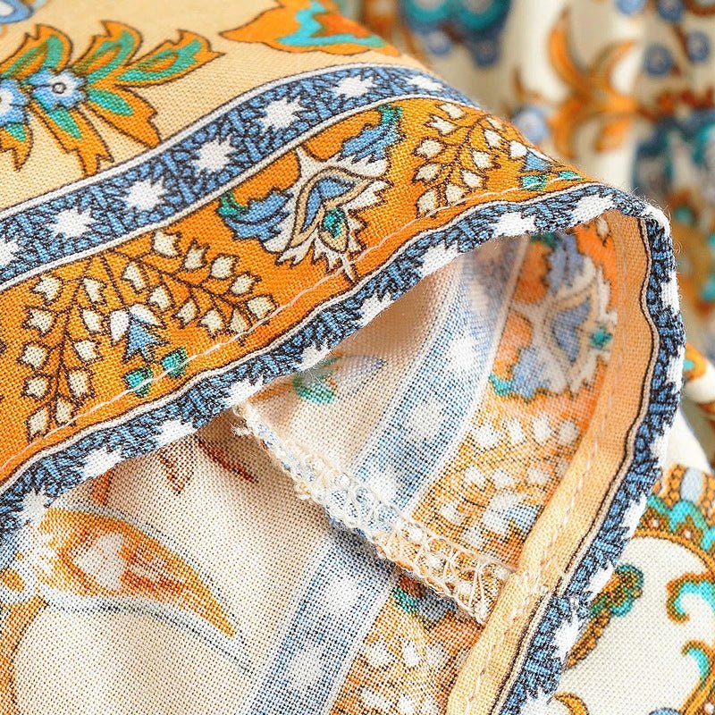 Floral lace - up dresses - Serenity Spaces