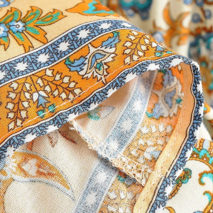 Floral lace - up dresses - Serenity Spaces