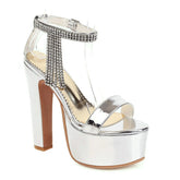 Block heel platform sandals - Serenity Spaces