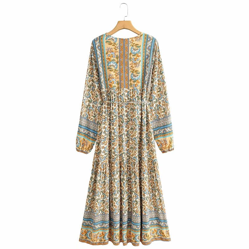 Floral lace - up dresses - Serenity Spaces