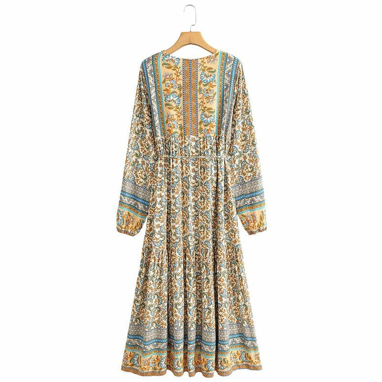 Floral lace - up dresses - Serenity Spaces