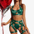 Lingerie Set For Women Strappy Lingerie Underwire Push Up Bra - Serenity Spaces