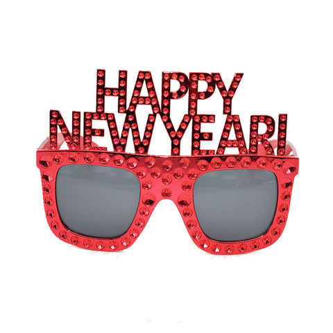HAPPY NEW YEAR Funny Glasses NEW YEAR Party Glasses