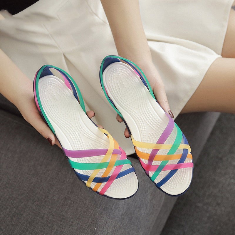 Flat jelly sandals - Serenity Spaces