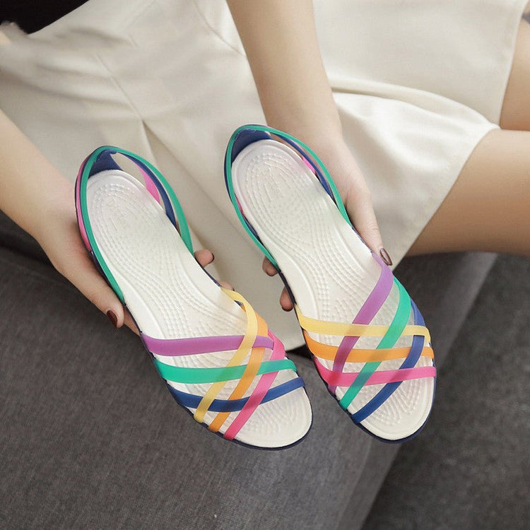 Flat jelly sandals - Serenity Spaces