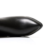 Sexy pointed Martin boots with plush - Serenity Spaces
