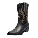 Retro thick heel Martin boots - Serenity Spaces