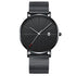Simple calendar watch male creative waterproof quartz watch - Serenity Spaces
