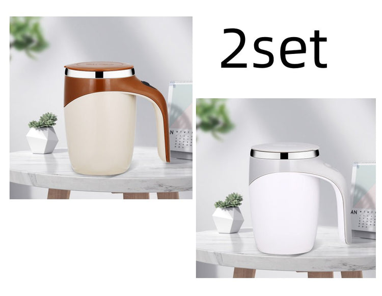 Rechargeable Model Automatic Stirring Cup Coffee Cup High Value Electric Stirring Cup Lazy Milkshake Rotating Magnetic Water Cup - Serenity Spaces