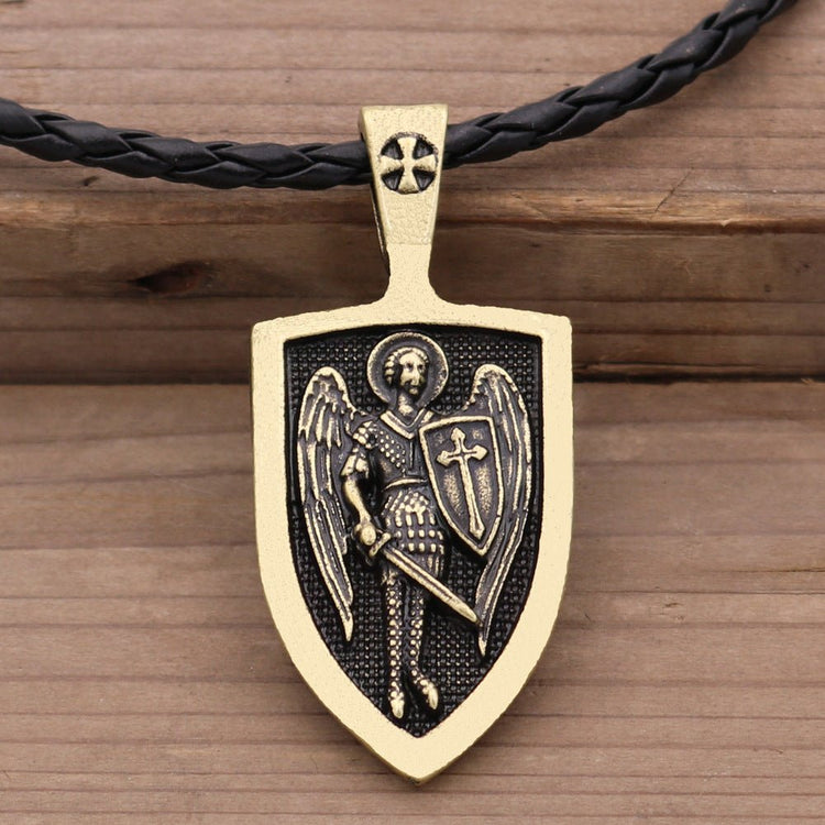 Archangel St. Michael Pendant - Serenity Spaces