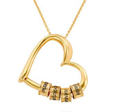 Personalized Heart Necklaces Women Jewelry Custom Name Necklaces & Pendants Mothers Day Gift - Serenity Spaces