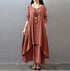Two fake flax dresses - Serenity Spaces