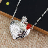 Fashion Necklace Love Poison Love Pill Bottle Pendant Valentines Day Gift - Serenity Spaces