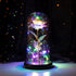 Preserved flower glass cover rose flower glass cover gift gifts - Serenity Spaces