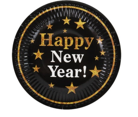 Happy new year paper cup