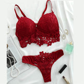 Three - Point Perspective Sexy Backless Lace Sexy Lingerie - Serenity Spaces