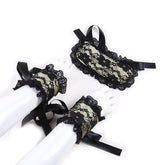 Sexy Lingerie, Lace Blindfold And Handcuffs Three - piece Set - Serenity Spaces