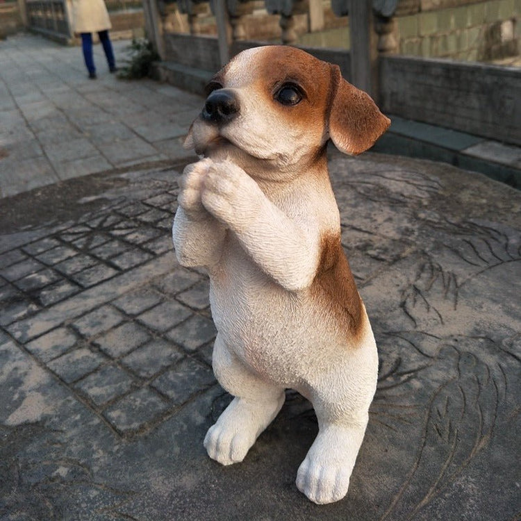Puppy Dog Cat Decoration Simulation Cute Chinese New Year Home Decoration Dog Year Mascot Creative New Year Gift - Serenity Spaces