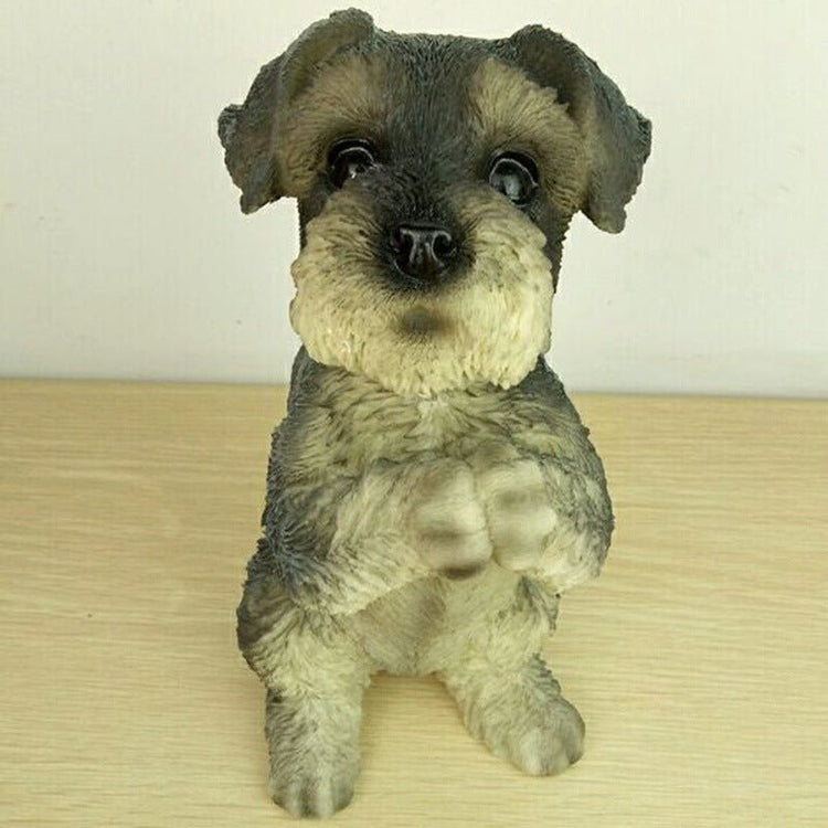 Puppy Dog Cat Decoration Simulation Cute Chinese New Year Home Decoration Dog Year Mascot Creative New Year Gift - Serenity Spaces