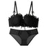 Sexy Lace Floral Lingerie Set Push Up Bra Women Comfort - Serenity Spaces