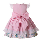 Vintage Floral Dresses Fly Sleeve - Serenity Spaces
