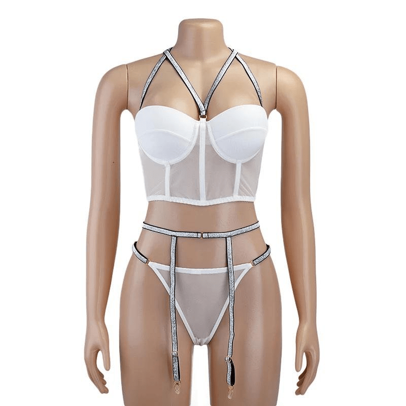Lingerie Three - point Garter Set - Serenity Spaces