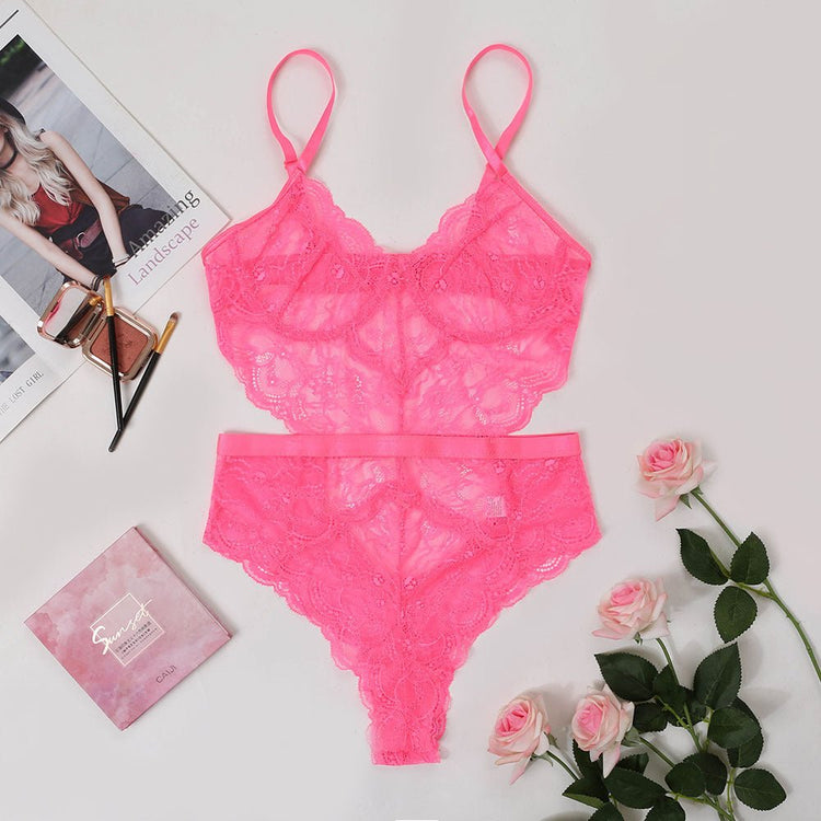 Lace Sexy Lingerie Slim - fit Corset Sexy One - piece Women - Serenity Spaces